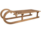 luge "traditionnelle" XL, marron, bois, 100 x...