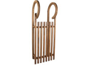 Schlitten "Traditionell" XL, braun, Holz, 100 x 37 x H 27cm