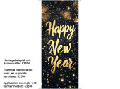 bannière textile "Happy New Year",...