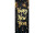 Textilbanner "Happy New Year", schwarz/gold, 75 x 180cm, Schlauchnaht oben+unten