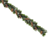 guirlande de sapin PE avec pomme de pin, vert, l 180cm