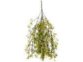 hanging plant with flowers, green/yellow, h 30cm, B1...