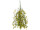 hanging plant with flowers, green/yellow, h 30cm, B1 flame-retardant, UV-resistant