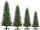 Christmas tree “Silhouette” PE Luvi mix, var. sizes
