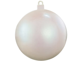 Christmas bauble pearl white Ø 14cm shiny 1  pc.