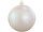 Christmas bauble pearl white Ø 14cm shiny 1  pc.