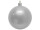 Weihnachtskugel Kunststoff silber Ø 12cm chrome 1 Stück