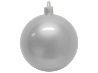 Weihnachtskugel Kunststoff silber Ø 20cm chrome 1 Stück