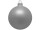 boule de Noël plastique argenté Ø 12cm satin 1 pièce