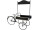 Dreirad/Velo mit Frontablage, schwarz/braun, L 153 x B 80 x H 80/150cm