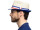 chapeau "France", avec ruban, naturel/bleu/blanc/rouge, 24 x 12 x 28cm