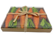 carottes petits, 6 pièces, orange/vert, l 17,5 x...