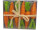 carottes petits, 6 pièces, orange/vert, l 17,5 x Ø 3,5 cm, polystyrène/papier