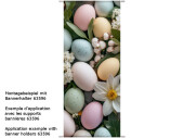 Textilbanner "Eier pastell",...