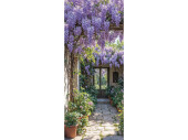 Textilbanner "Wisteria/Hauseingang",...