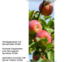 Textilbanner "Apfelzweig", rot/grün, 75 x...