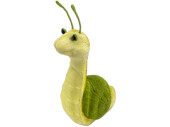 escargot papier, vert, debout, 13 x 21 x h 38cm