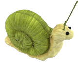 escargot papier, vert, rampant, 9,5 x 23,5 x h 20cm