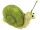 escargot papier, vert, rampant, 9,5 x 23,5 x h 20cm