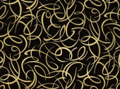 papier cadeau "graphic modern", noir/or, l 70cm...