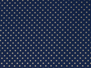 papier cadeau "étoiles mini", bleu/or, l 70cm x L 25m