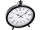 table clock “Paris”, metal, black, 30 x 31 x 6cm