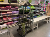 market cart tall, 3 tiers, wood, gray-washed, 90 x 50 x h...