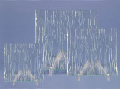 Glasteller strukturiert 24,5 x 24,5cm