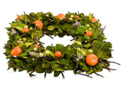 wreath of oranges 30 x 30cm