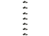chaîne des chaussures de footballs 12-pcs. 2m