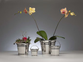 porcelain bucket "BUCKET" chrome var. sizes