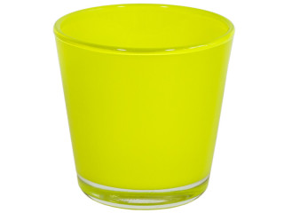 tealight holder "color" 7cm lime economy set 18 pcs.