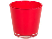 tealight holder "color" 7cm red