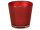 tealight holder "color" 7cm metallic red