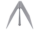 Schildhalter "M" Hartfolie 100 x 45 x 55mm