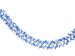 guirlande de papier "Bavière" moyenne 4m