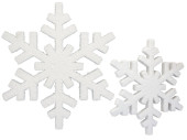 snowflake "styro" var. sizes