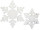 snowflake "styro" var. sizes