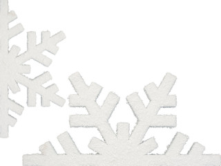 flocon de neige "poly" 1/2 diff. tailles