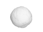 snowball "cotton" with glitter Ø 17cm