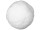 snowball "cotton" with glitter Ø 26cm