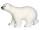 Eisbär "Polar" gehend 55cm