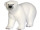 Eisbär "Polar" gehend 55cm