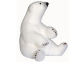 ours blanc "Polar" assis 31cm