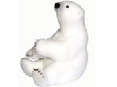 ours blanc "Polar" assis 31cm