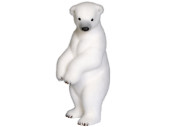 ours blanc "Polar" debout 55cm