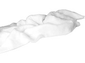 snow wadding white w 145cm