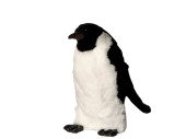 pingouin "coton" marchant, tête droite, 26cm