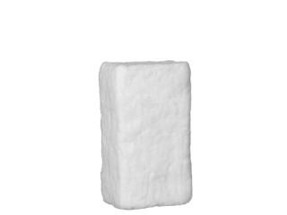 Schneeblock Cotton mit Glitter 30 x 16 x 11cm