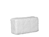 bloc de neige "cotton" avec mica 30 x 16 x 11cm